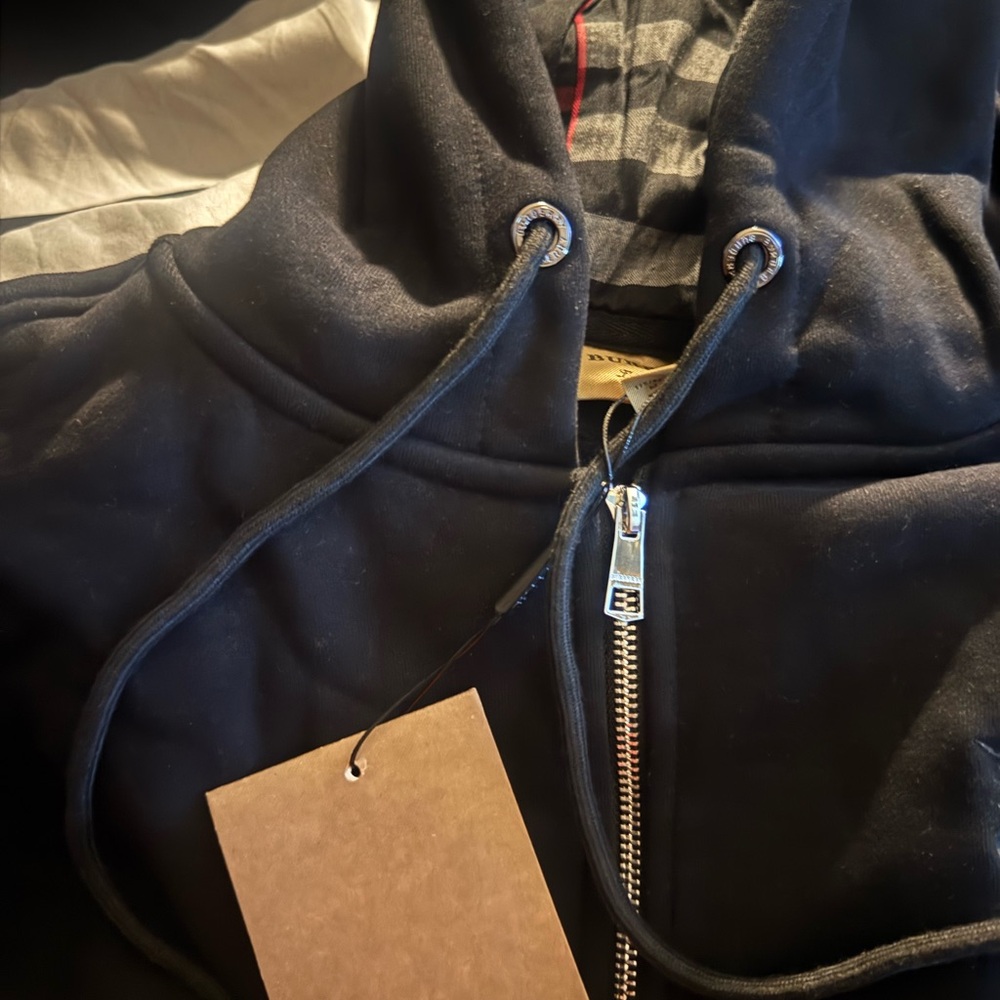 Black Zip-Up Hoodie